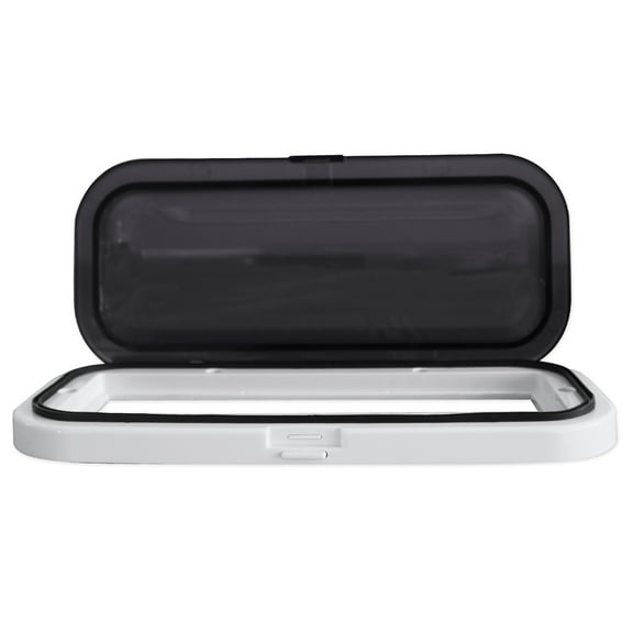 Rockville RWSG3W Universal Marine/Boat Receiver Splash Guard Housing Case White