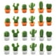 thumbnail image 3 of 24pcs Frigorífico Frigorífico Cactus estereoscópico Calcomanías Frigorífico Pegatinas Cocina Dibujos animados Calcomanías, 3 of 5