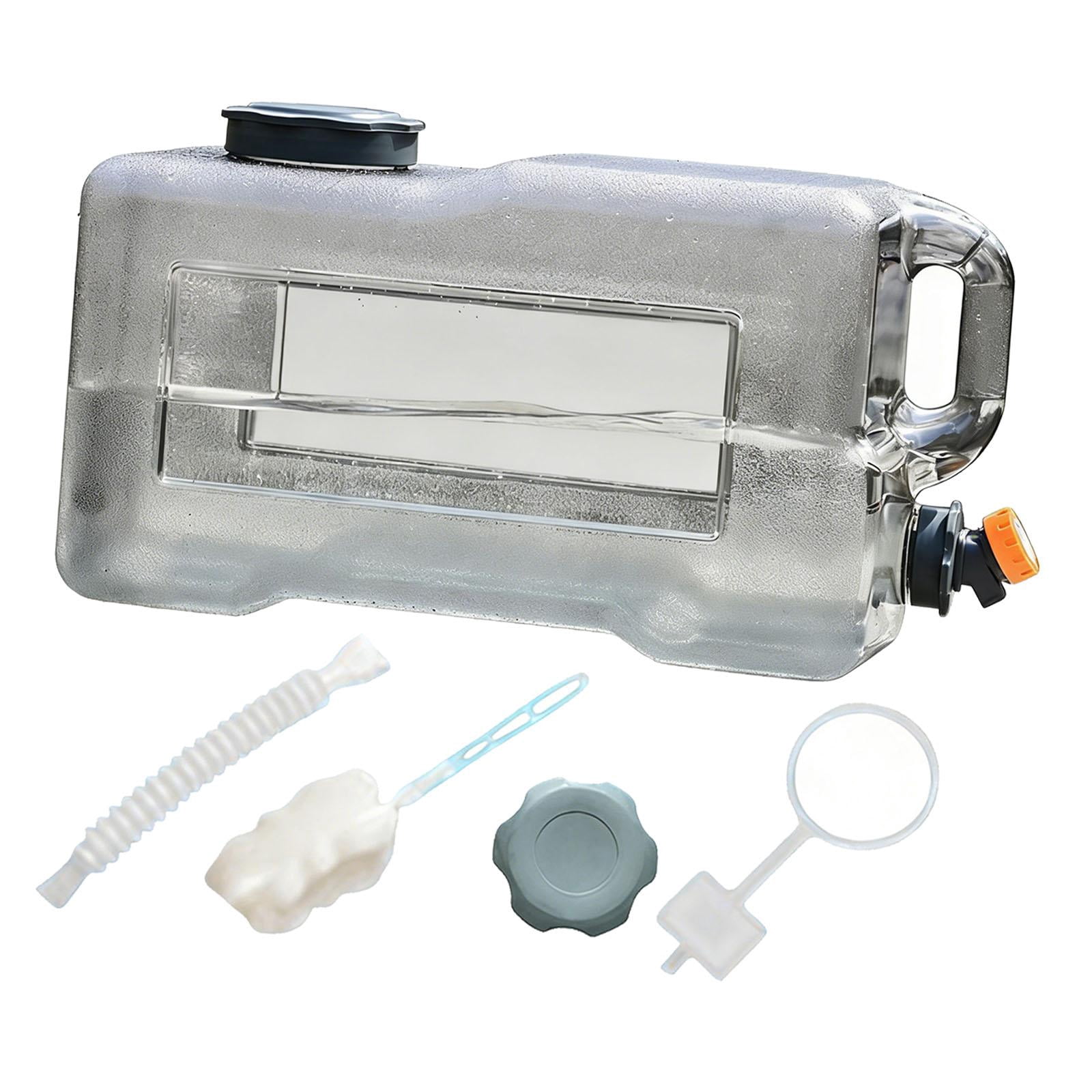 GARENDE Camping Water Jug with Spigot Portable Hydration Bucket for Emergency RV Car 25L