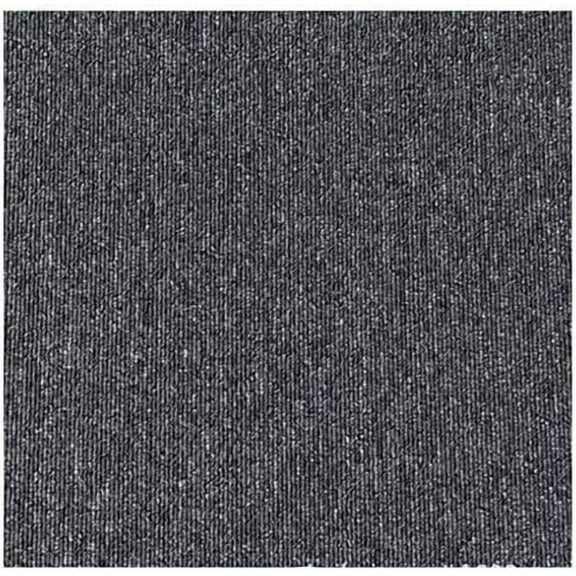 20Pcs Carpet Square Tiles 20'' x 20'' Heavy Duty Commercial Carpets Squares Cuttable Carpet Floor Tile Washable for Home Office Hotel, Dark Gray, 20 Tiles/53.8 sq Ft