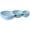 Blue, variant on Bruntmor 3-Compartment Modern Matte Porcelain 105" Long Appetizer Serving Tray