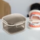 thumbnail image 4 of Estuche para limpiador de retenedores Salvador Caja de baño para dentaduras postizas negro, 4 of 5