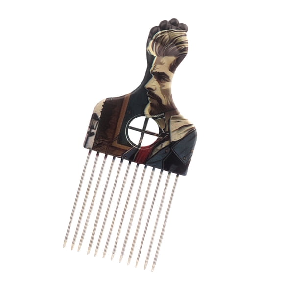 Hair Pick Metal Pick Comb for Women and Men Hair Hairdressing Tool Hair Comb Combs Hair Styling Comb