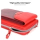 thumbnail image 5 of Cartera de billetera pequeña para teléfono cruzado para mujer | Ranuras para tarjetas de crédito RFID | Cierre de cremallera | Soporta hasta smartphones de 6,5" | Negro, Beige, Rojo, Azul Claro, 5 of 9