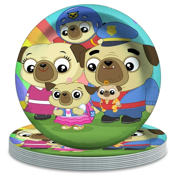 Chip and Potato Paper Plates Birthday Decorations Party Supplies Tableware Disposable Dinnerware