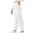 thumbnail image 6 of Kaemgyyd Women's Fleece Pajama Pants Comfy Warm Plush Fuzzy Cargo Pants Winter Lounge Pj Bottoms Sleepwear with Pockets, 6 of 6