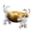 thumbnail image 3 of Cuenco de almacenamiento de astronauta de conejo, perfume de pistacho, llavero, soporte para tartas, figurita para aperitivos 19cmx13cmx15cm, 3 of 5