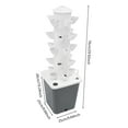 thumbnail image 2 of 25-Pod Hydroponic Growing Kit with 10L Water Tank for Indoor Gardening, 2 of 11