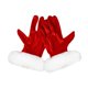 thumbnail image 4 of Guantes rojos navideños para mujer jinwen 21 cm de largo Terciopelo, 4 of 8