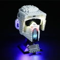thumbnail image 3 of BRIKSMAX LED Lighting Kit for Scout Trooper Helmet, Light Set Compatible with 75305 Building Blocks Model (Not Include the Building Set), 3 of 7