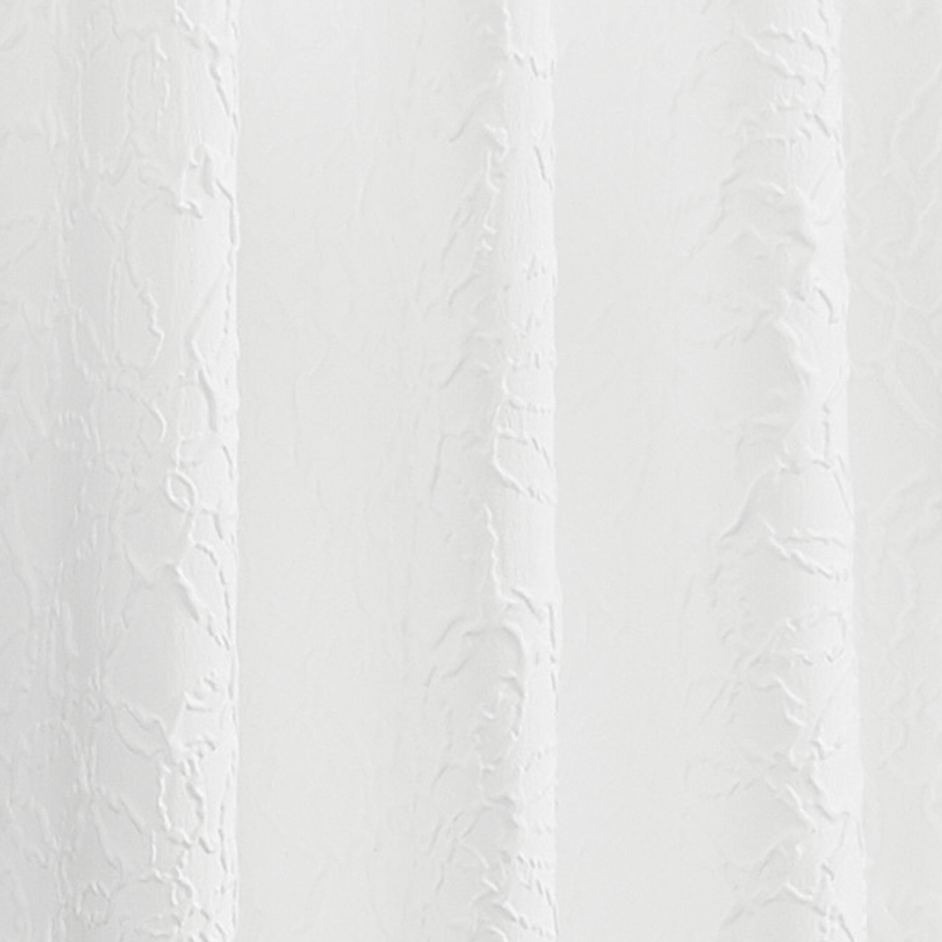 Mainstays Microsculpt Floral Rod Pocket Curtain Panels, Set of 2, White, 37" W x 84" L