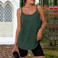 thumbnail image 2 of DAFPZW Women's Workout Tank Tops Spaghetti Strap Sleeveless Scoop Neck Athletic Racerback Camisole Tops Gym Yoga Summer Shirts, 2 of 6