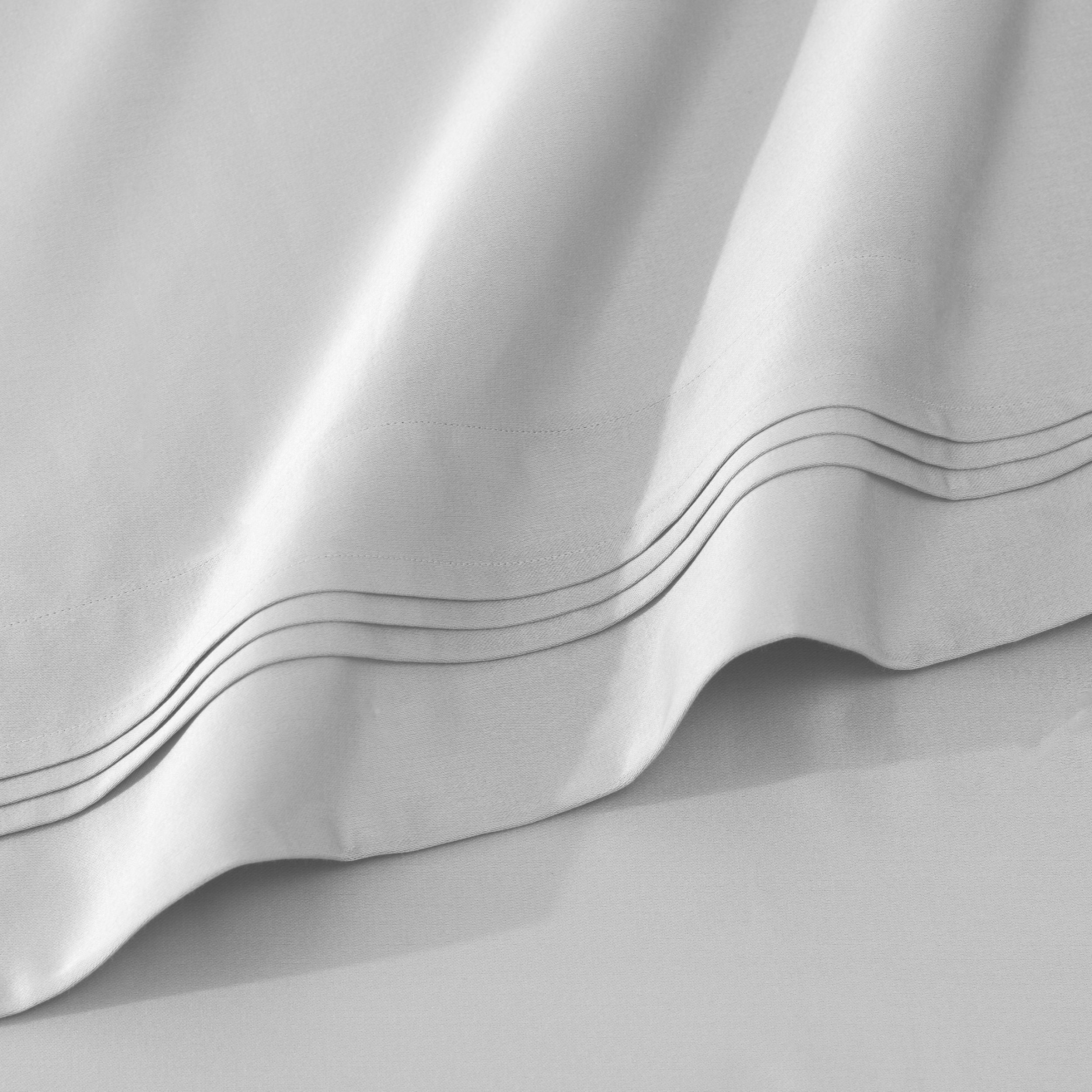 Superior 1000 TC Egyptian Cotton Extra Deep Pocket 20 Inch Sheet Set, Cal King, Platinum