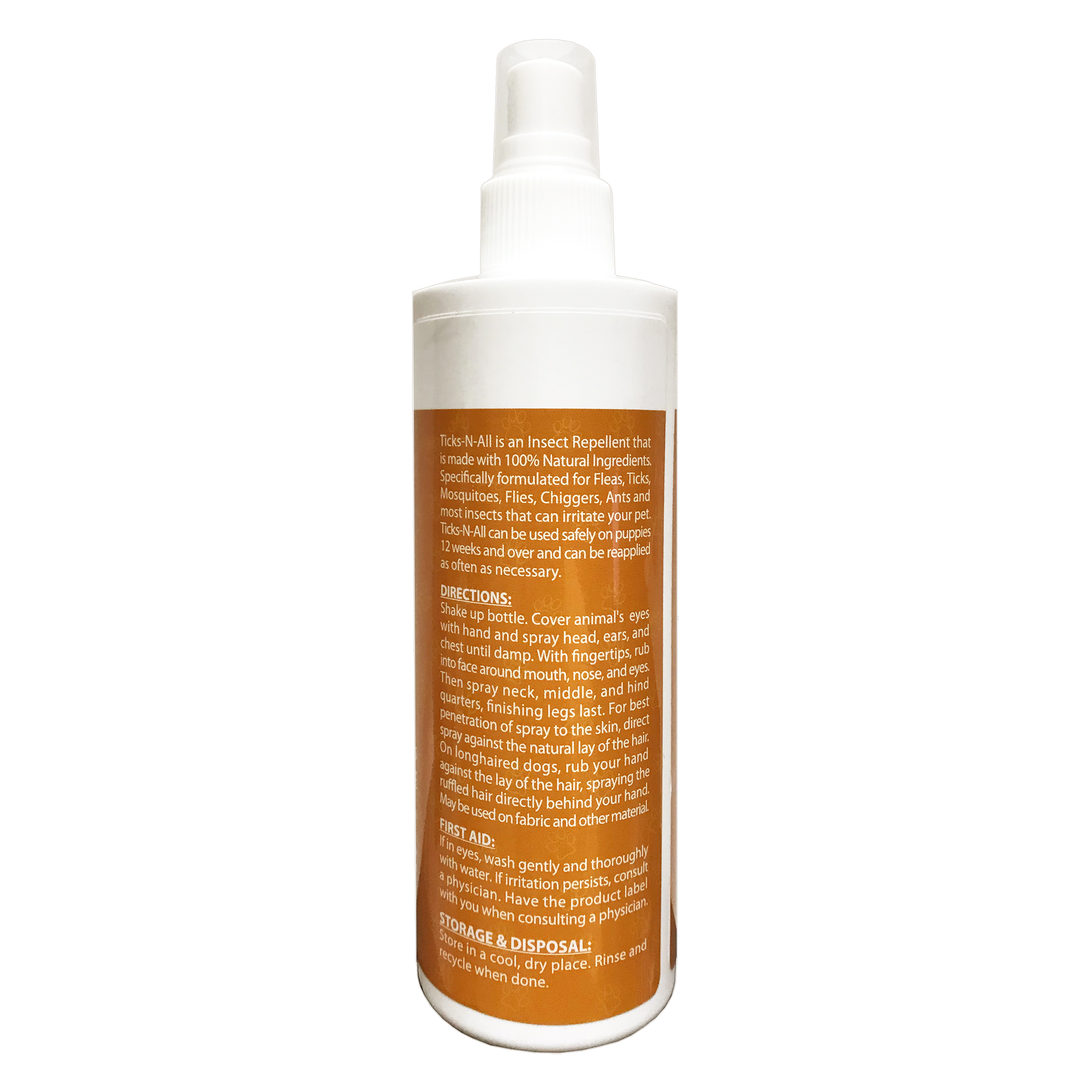 All Natural Flea & Tick 4 Dogs Spray 8oz (3pk)