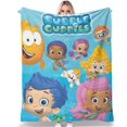 thumbnail image 1 of Manta de BUBBLE GUPPIES en varios tamaños (127 x 101 cm). Manta de franela acogedora, ligera y ultrasuave, ideal para sofá, viajes, aire acondicionado y ropa de cama., 1 of 8
