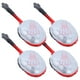 thumbnail image 3 of 4 globos de aluminio con forma de raqueta de bádminton, suministros para fiestas de cumpleaños, temática deportiva, globo de helio para bádminton, decoración de cumpleaños, color rojo, 3 of 7