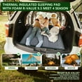 thumbnail image 5 of Memory Foam Sleeping Pad, 3" Thick Insulated Camping Mattress Pad with Pillow, 9.5 R-Value, Inflatable Sleep Mat for Backpacking, Hiking, Car Tent, 5 of 8