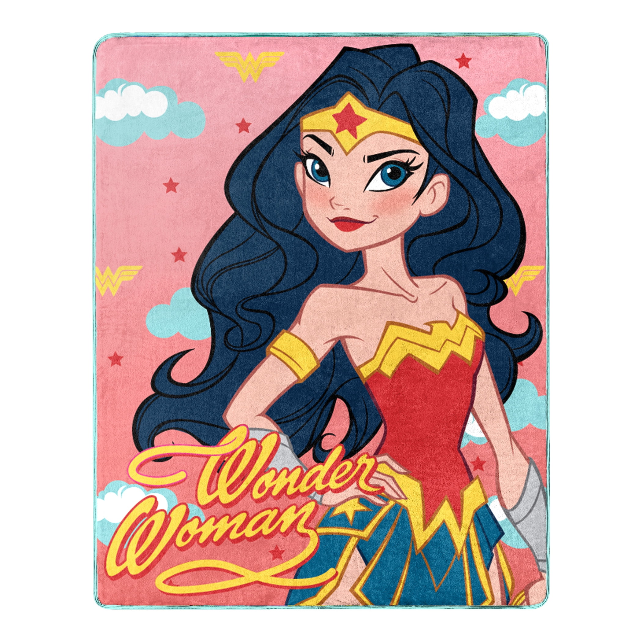 Details about   DC Comics WONDER WOMAN Silky Soft Throw Blanket 40" x 50"  NEW 