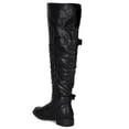 thumbnail image 3 of Women Leatherette Quilted Knee High Riding Boot BF20, 3 of 5