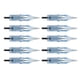 thumbnail image 4 of Aguja de cartucho azul real, 10 piezas Aguja de cartucho Cartucho de revestimiento desechable Aguja de cartucho de repuesto Aguja de durabilidad extendida, 4 of 8