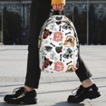 thumbnail image 2 of Easygdp Hip Hop Dog Mochila Ligera de 15 Pulgadas para Estudiantes, Mochila Cómoda para la Escuela y Viajes, Correas Ajustables, 2 of 6