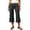 W10-Grey, variant on Rhuody Women'S Summer Pants Staight Leg Empire Waist Solid Color Shorts For Gym Workout Elegant Wear M Wine