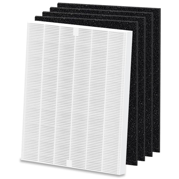 115115 Size 21 Filter A Replacement Compatible with Winix PlasmaWave Air Purifier C535, 5300, 5300-2, 6300, 6300-2, AM90, P300, C909, 9800, 1 H13 True HEPA Filter 4 Activated Carbon Pre-Filters