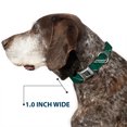 thumbnail image 6 of Warner Bros. Pet Collar, Dog Collar Metal Seatbelt Buckle, Slytherin Crest Stripe5 Green Gray, 9.5 to 13 Inches 1.0 Inch Wide, 6 of 8