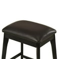 thumbnail image 3 of Carolina Classics Mirabelle 25" Wood Counter Stool in  Brown (Set of 2), 3 of 3