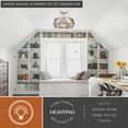 thumbnail image 4 of Euclid 16" 3 Light Semi-Flush Mount Aged Brass, 4 of 12