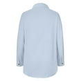 thumbnail image 5 of EDFBUYKRS Deep V Neck Womens Tops Fall Long Puff Sleeve Shirts Dressy Casual Tunic Blouses Xxl, 5 of 5