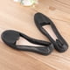 thumbnail image 2 of GOOHOCHY Zapatos de playa, transpirables, frescos, duraderos, simples, huecos, de plástico, planos, planos, de ocio para exteriores (negro, 36 yardas), 2 of 7