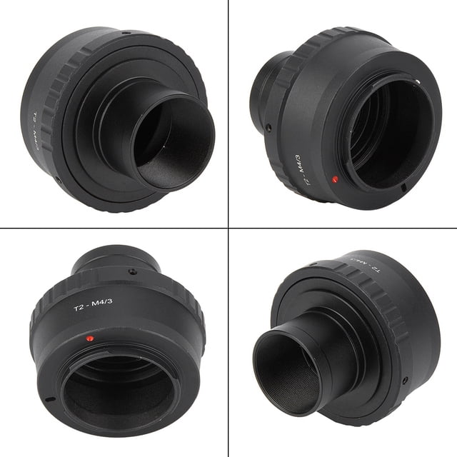 Wchiuoe Telescope Adapter, Telescope Adapter Ring, Durable For Astronomers Lympus M4/3 Camera Body