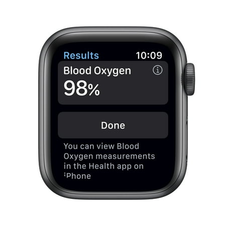 Apple Watch Nike Series 6 (GPS) 40mm Space Gray Aluminum Case with Anthracite/Black Nike Sport Band - Space Gray