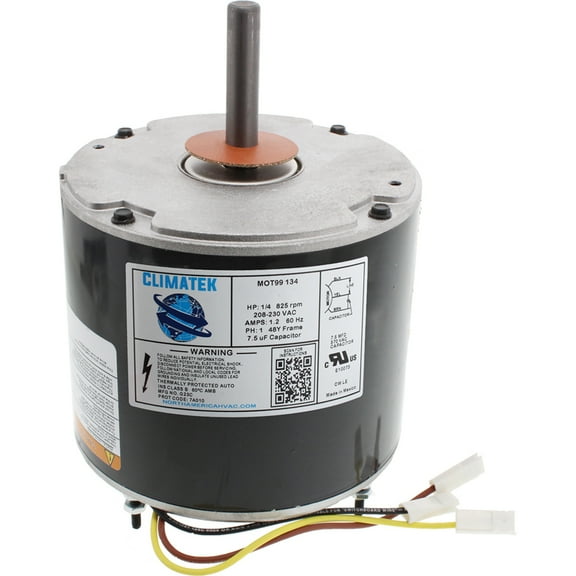 1191333 - ClimaTek Upgraded 1/4 HP Condenser Fan Motor Fits Tempstar