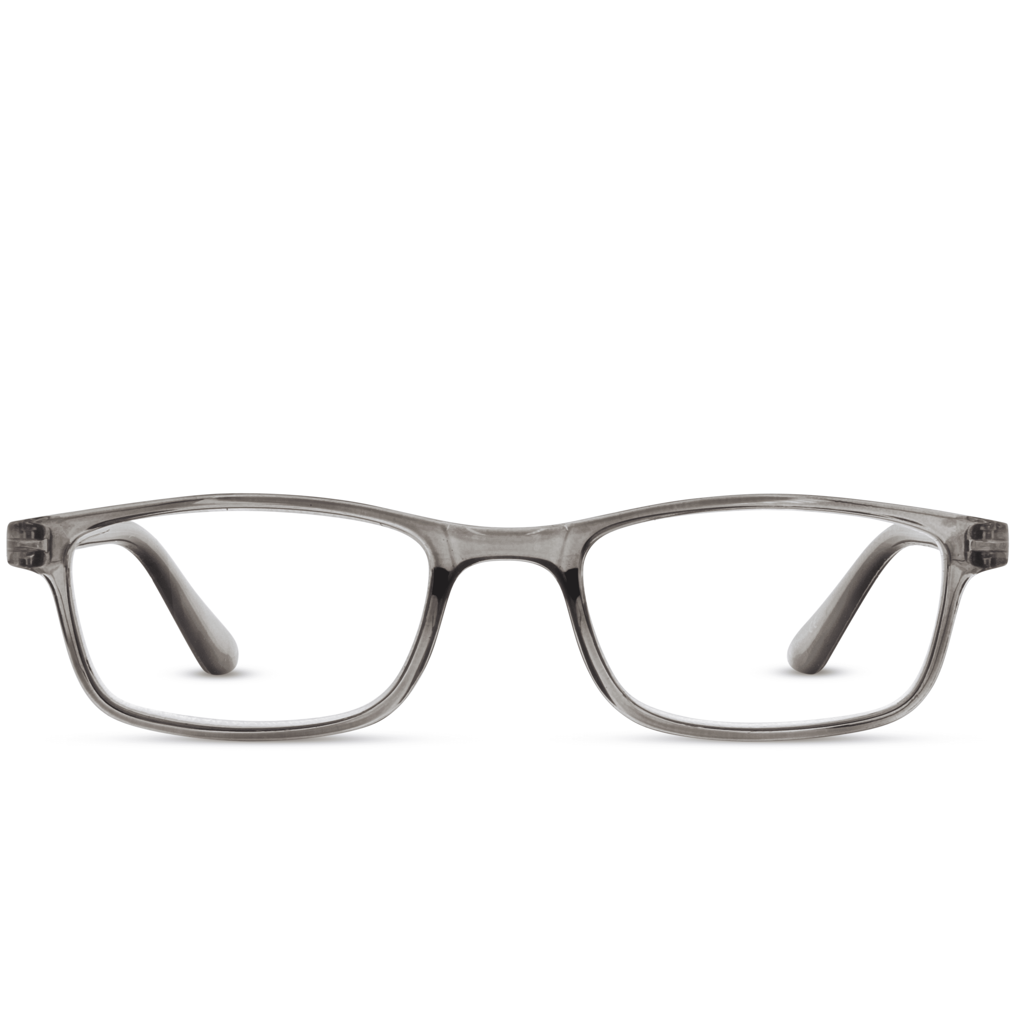Equate Reader Glasses with Case, Steel Gray, +1.75