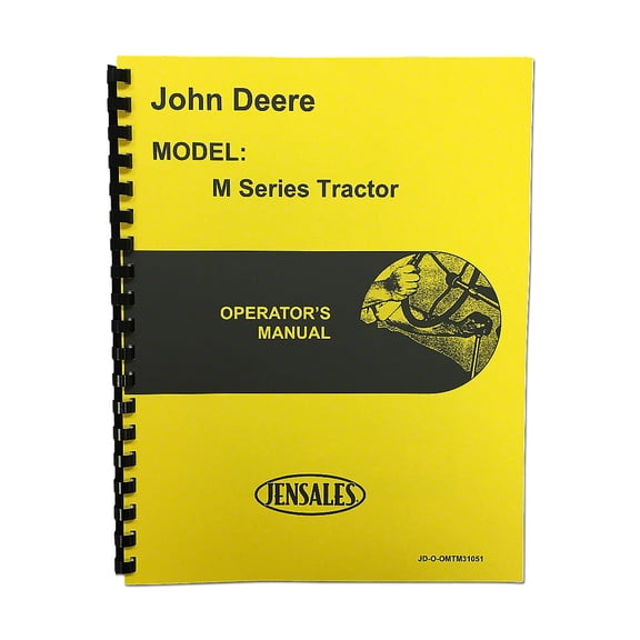 Operators Manual Reprint Fits John Deere Tractor OMTM31051