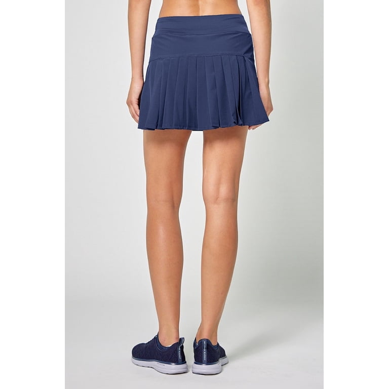 lija スコート Lija Women's Deuce Tennis Skort (Dark Navy, Small) - Walmart.com