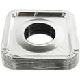 thumbnail image 3 of Nvzi Fundas para quemadores de gas (paquete de 100) Forros desechables de aluminio cuadrados para quemadores de estufa, 8,5 pulgadas, 3 of 4