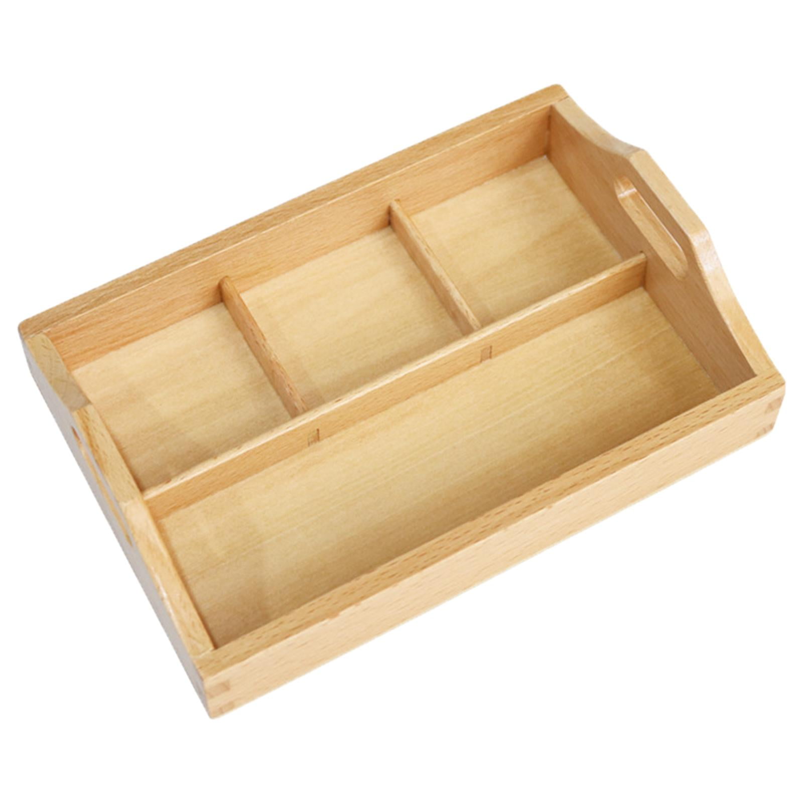  TOVINANNA Teaching Aid Tray Bathroom Tray Kid Sand Trays  Breakfast Trays Art Trays for Kids Montessori Trays for Toddlers Toy  Sorting Tray Tray Coffee Table Wood Child Storage : Home 
