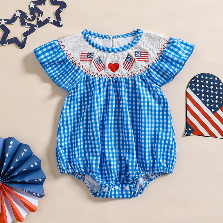 Sopiago My First Fourth of July Baby Girl Outfit My First Fourth