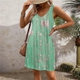 thumbnail image 3 of WCMZJ Summer Dresses for Women 2025 Casual V Neck Sleeveless Sundresses Boho Tank Dress Beach Dresses with Pockets Multicolor 2XL, 3 of 5