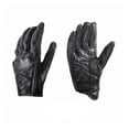 thumbnail image 2 of Dalazy 1 Paire de Gants en Cuir à Écran Tactile Gants Universels Réglables Multi-Usages Moto Cyclisme Sports pour Randonnée Escalade TG, 2 of 8