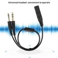 thumbnail image 1 of Helicopter General Aviation Headphone Adapter Headset Connector communication earphone Aircraft Communication Earphone Converter, 1 of 9