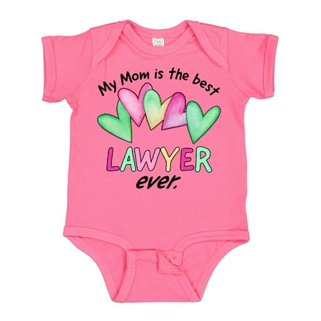 

Inktastic My Mom is the Best Lawyer Ever Gift Baby Boy or Baby Girl Bodysuit