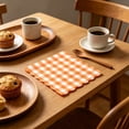 thumbnail image 4 of JHyouerji Disposable Paper Napkins Thick Absorbent Check Pattern Party Table Tissue Orange for BBQ Birthday Picnic Casual Gathering, 4 of 6