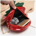 thumbnail image 2 of Mini bolso lindo fruta paja bolso cruzado tejido verano playa viaje bolso de hombro bolsa de teléfono monedero, 2 of 5