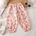 thumbnail image 2 of JUMEYU Teen Girl Pants Trendy Girls Summer Ribbed Flared High Waisted Pants Stretch Ruffle Casual Holiday Slim Fit Stretch Pants Size 9-10 (Blue,9-10 Years), 2 of 3