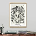 thumbnail image 2 of PixonSign Framed Canvas Print Wall Art Matisse Floral Nature Woman Portrait Abstract Shapes Illustrations Modern Art Decorative Minimal Relax/Calm for Living Room, Bedroom, Office - 16"x24" NATURAL, 2 of 5