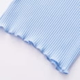 thumbnail image 6 of Tiijoy Toddler Girls Summer Cotton Ribbed T-Shirt Short Sleeve Crew Neck T Shirt, Sizes 1-6, 6 of 8
